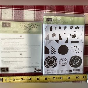 Swirly Bird stamps and Swirly Scribbles this set dies